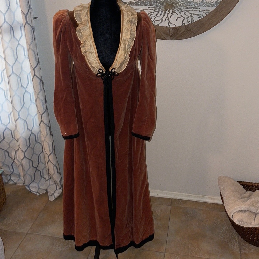 Theater Costume Velvet Victorian Coat